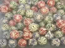 10 Sided Spanish PRO Bingo Balls - 90 Ball Set